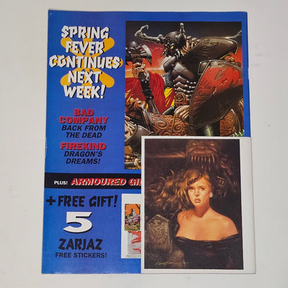 2000 AD Nr 828 1993 #FN# + Vykort (Brittisk)