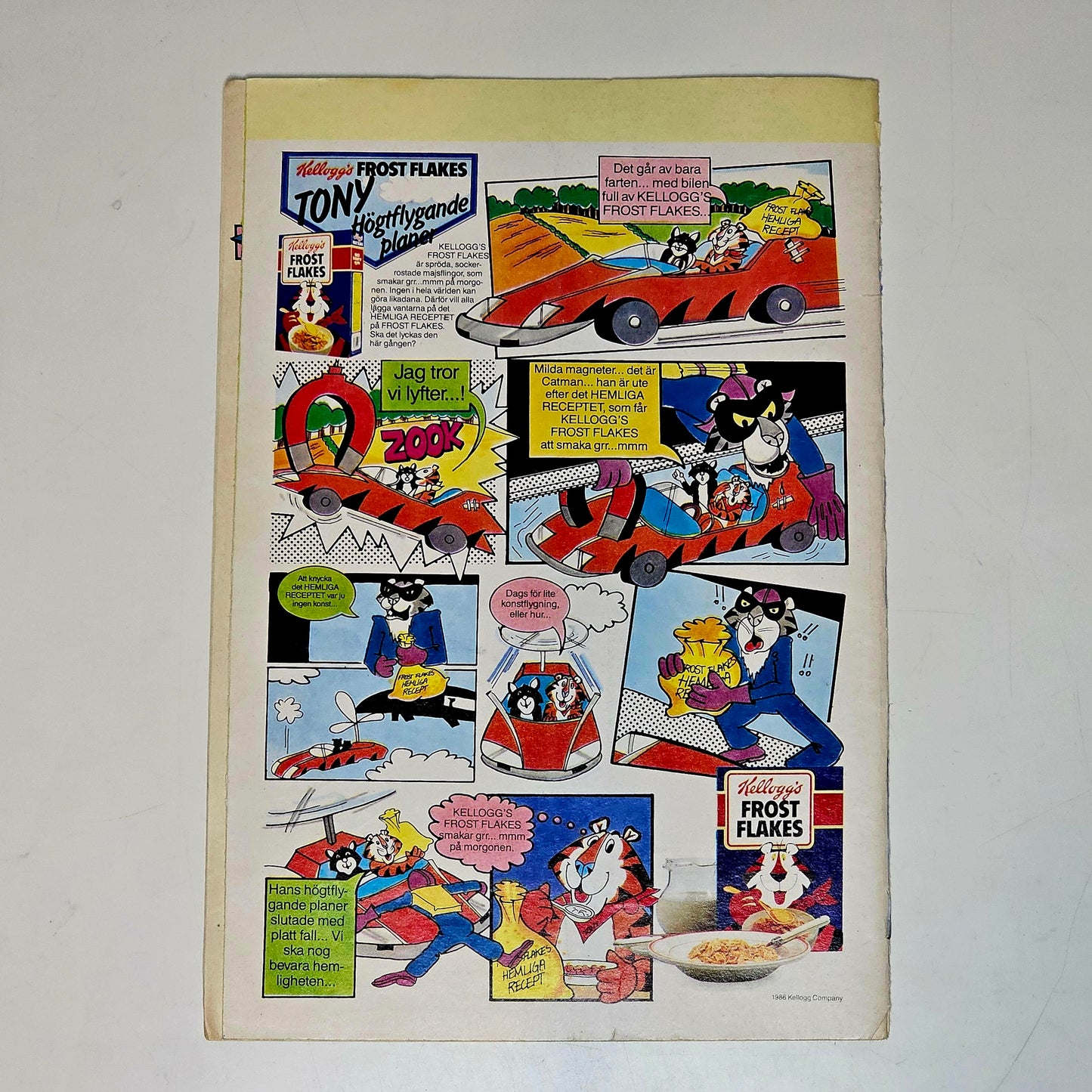 Kalle Anka & Co Nr 11 1986 #VG# + Reklambilaga