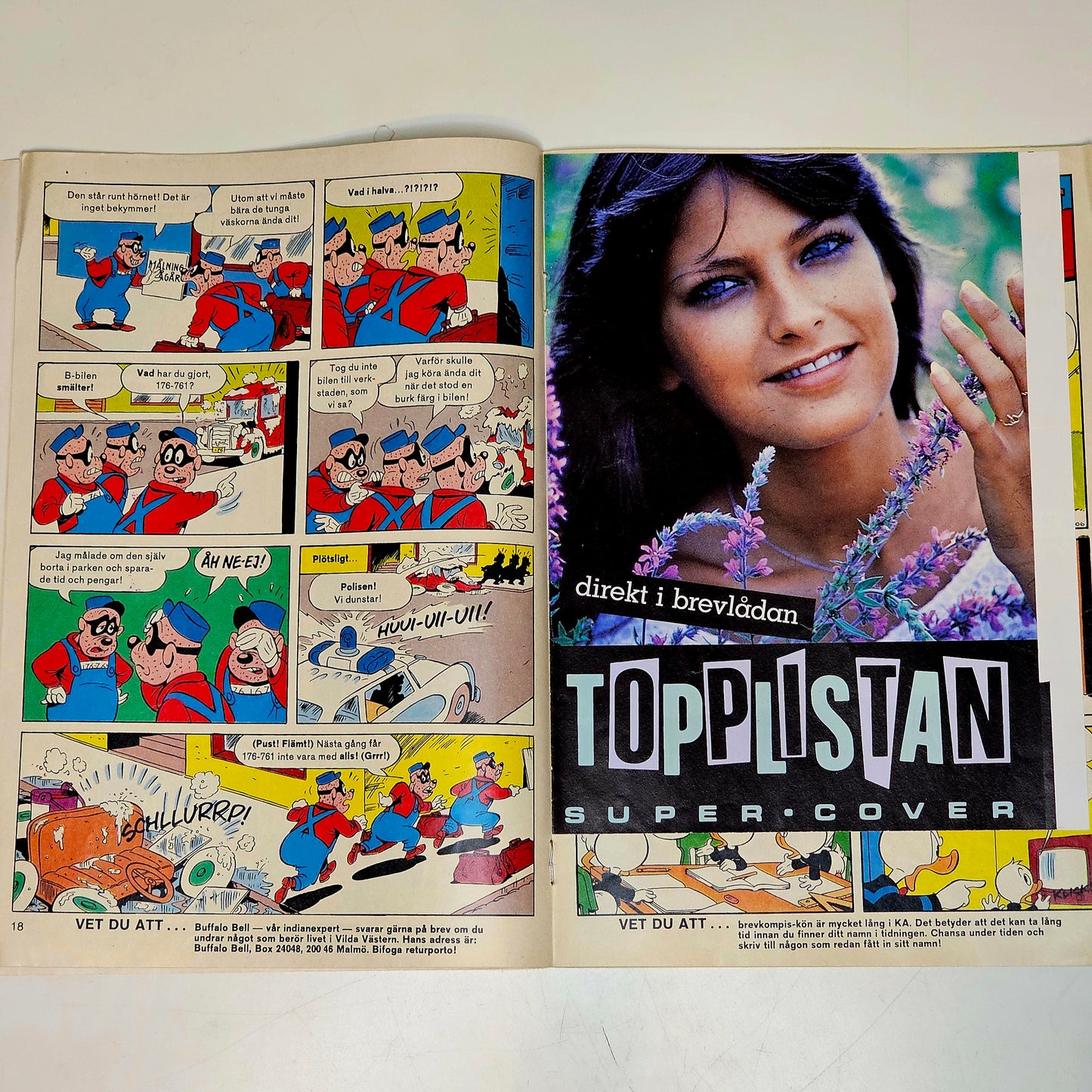 Kalle Anka & Co Nr 11 1986 #VG# + Reklambilaga