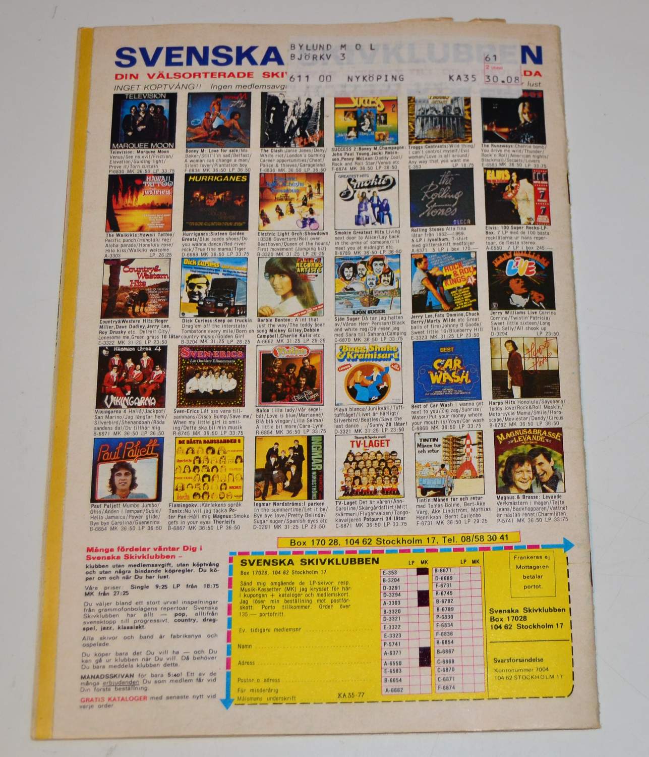 Kalle Anka & Co Nr 35 1977 #VG#