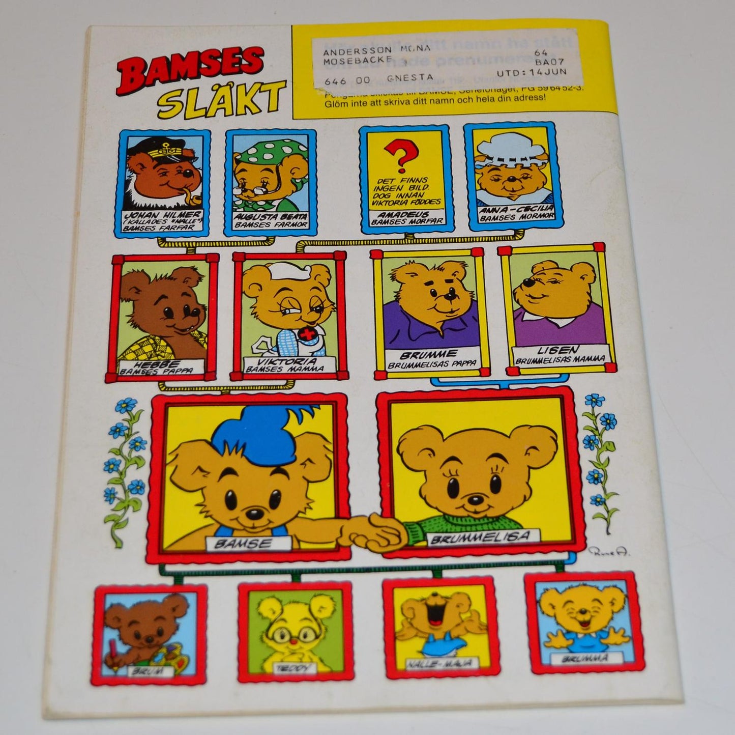 Bamse Nr 7 1991 #FN#
