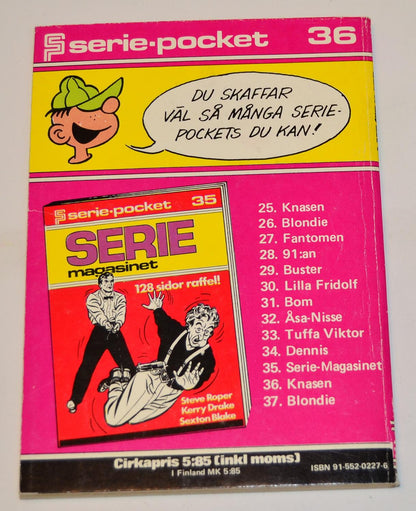 Serie-pocket Nr 36 - Knasen 1975 #VF#