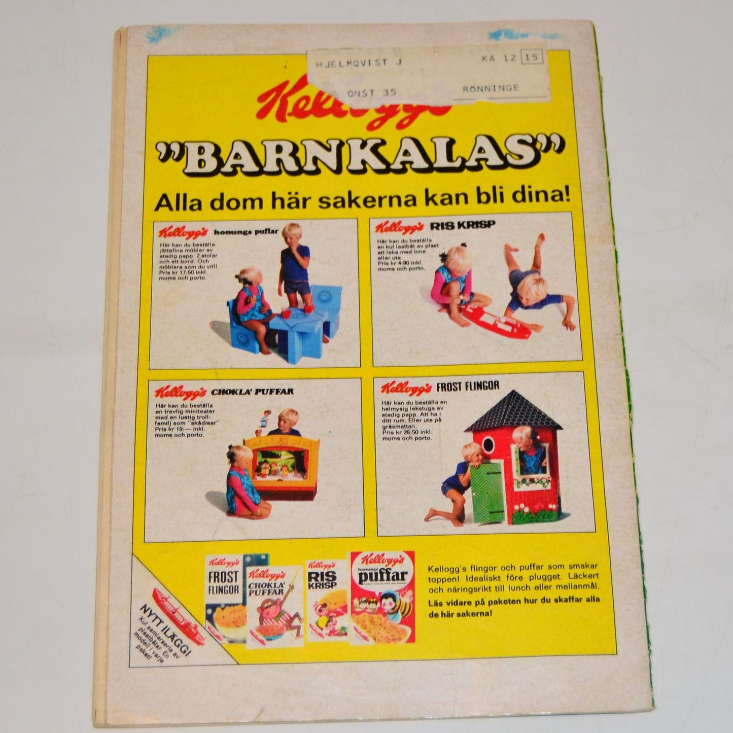 Kalle Anka & Co Nr 12 1969 #FR#