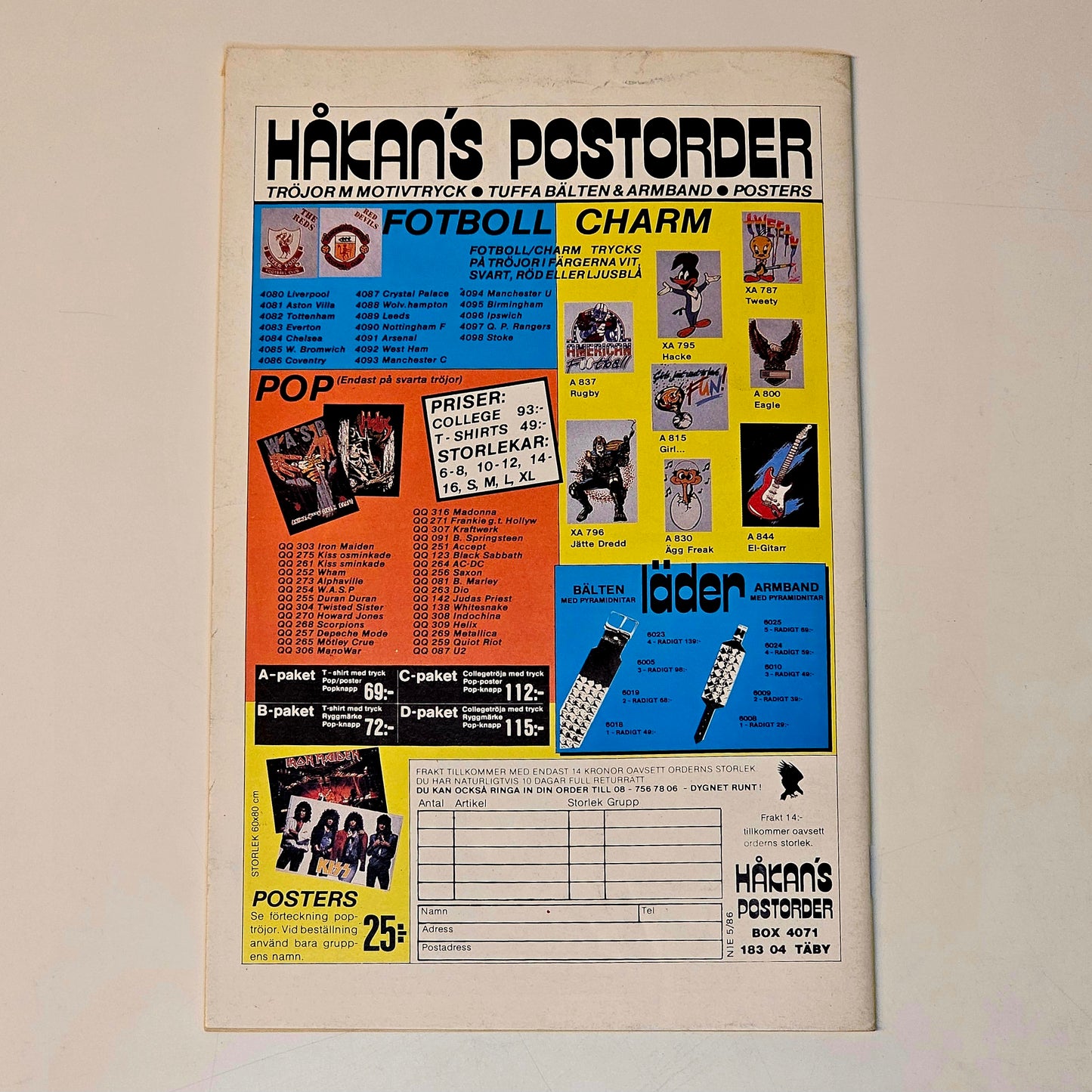 91:an Nr 5 1986 #VG#