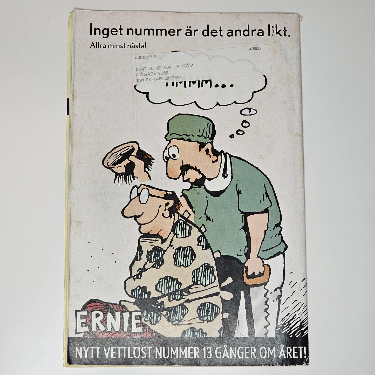 91:an Nr 13 2003 #VG#