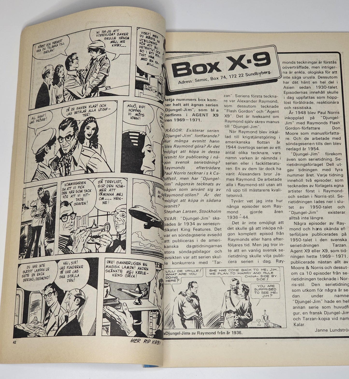 Agent X9 Nr 3 1976 #FN#