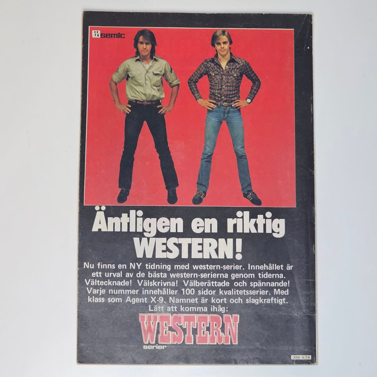 Agent X9 Nr 4 1976 #VG#