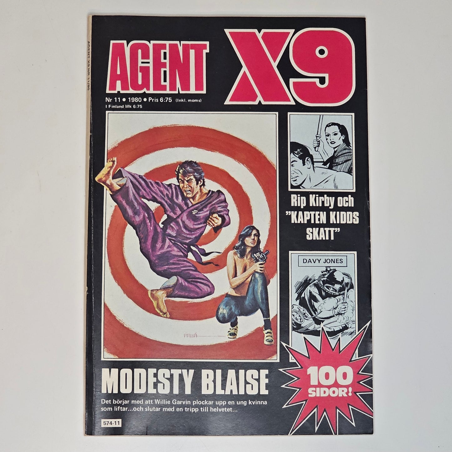 Agent X9 Nr 11 1980 #VG#