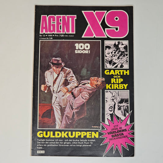 Agent X9 Nr 13 1980 #VG#