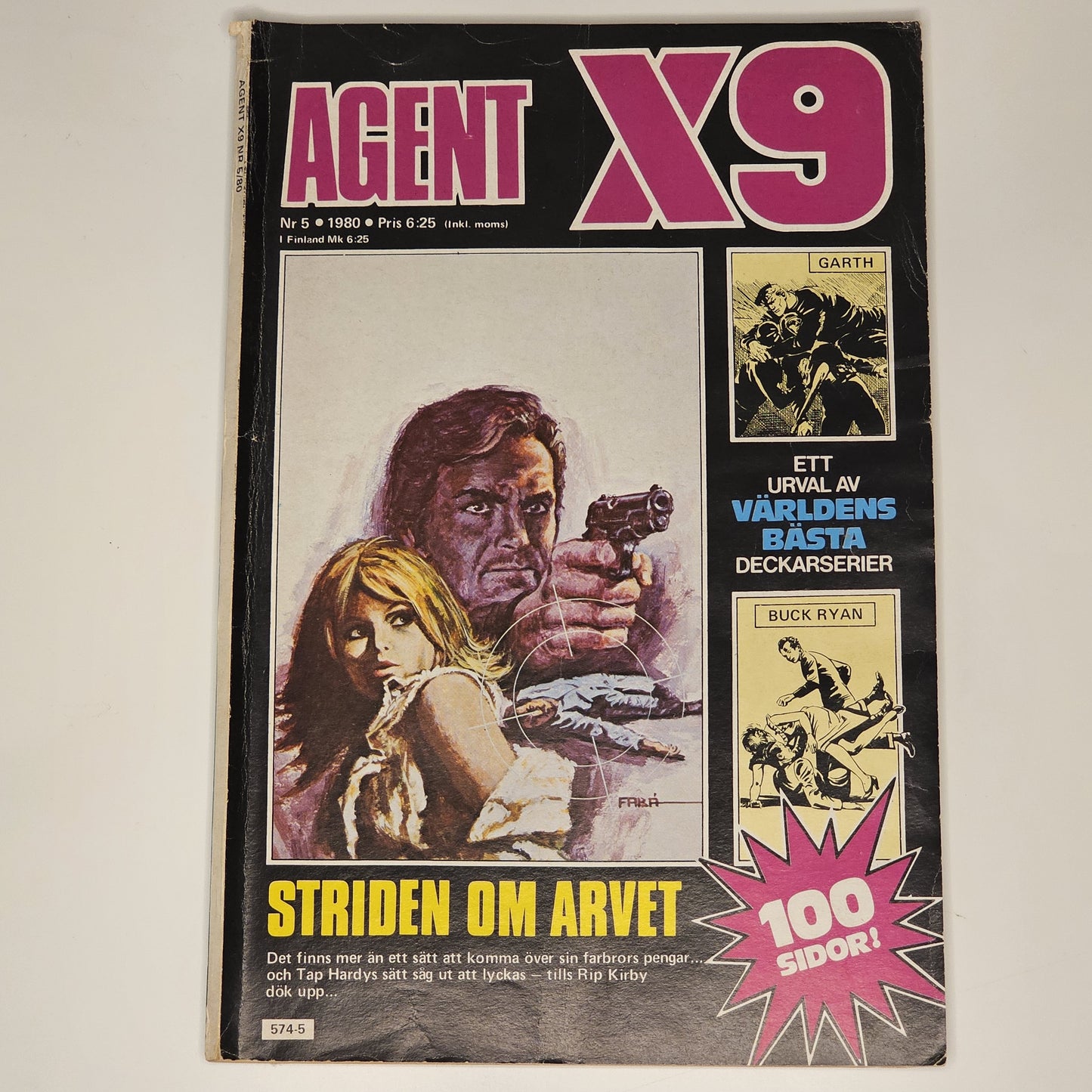 Agent X9 Nr 5 1980 #VG#