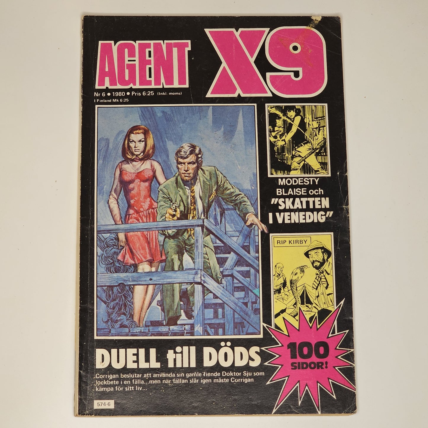 Agent X9 Nr 6 1980 #VG#