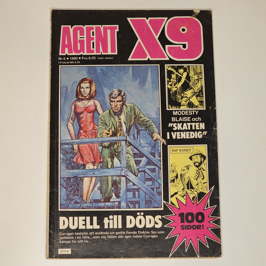 Agent X9 Nr 6 1980 #VG#