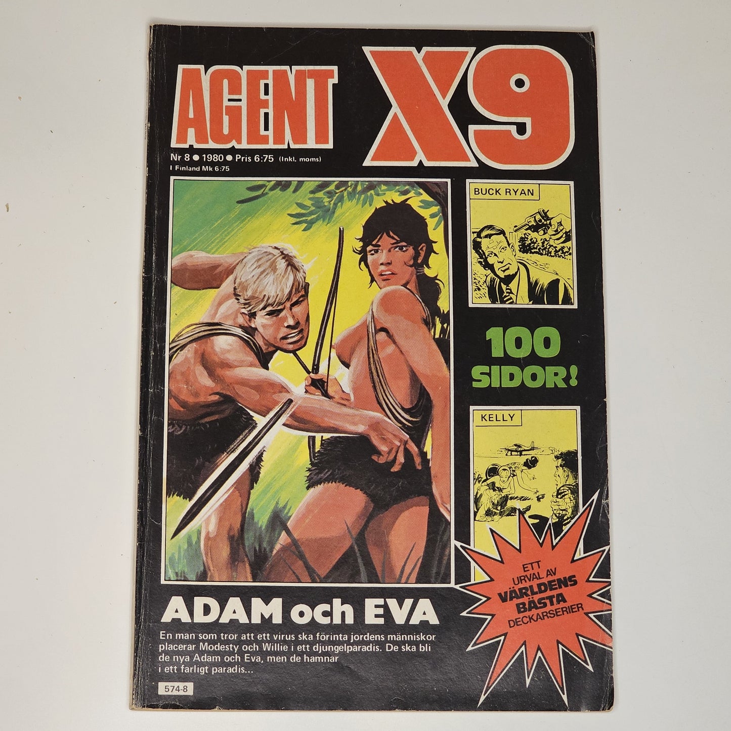 Agent X9 Nr 8 1980 #VG#