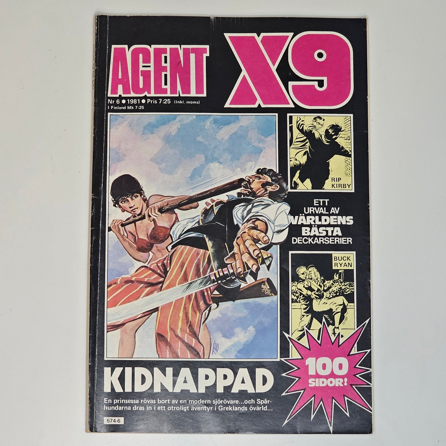 Agent X9 Nr 6 1981 #VG#