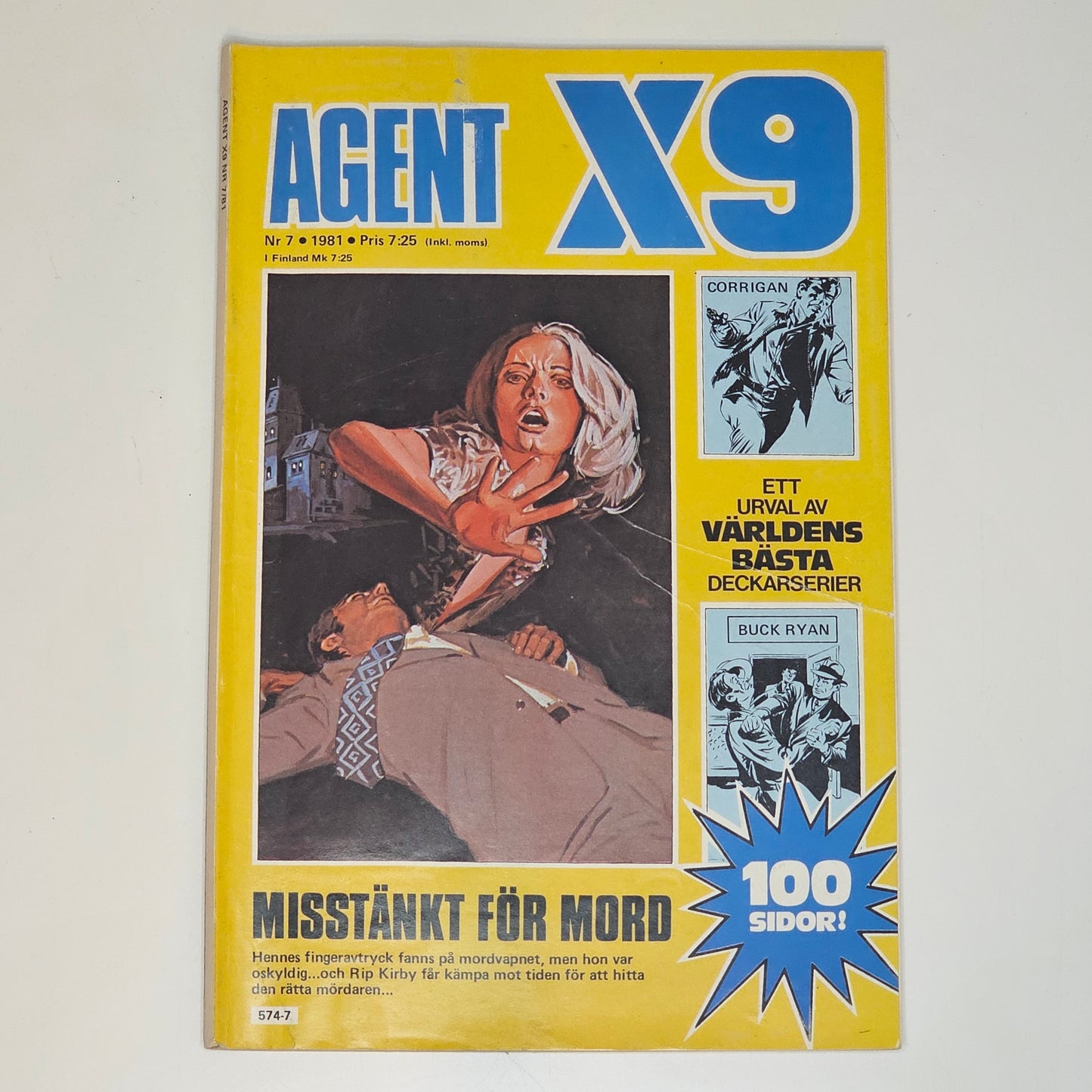 Agent X9 Nr 7 1981 #VG#