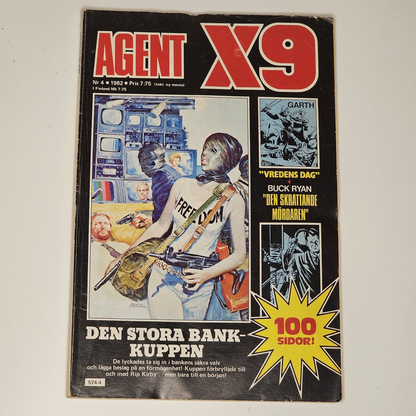 Agent X9 Nr 4 1982 #VG#