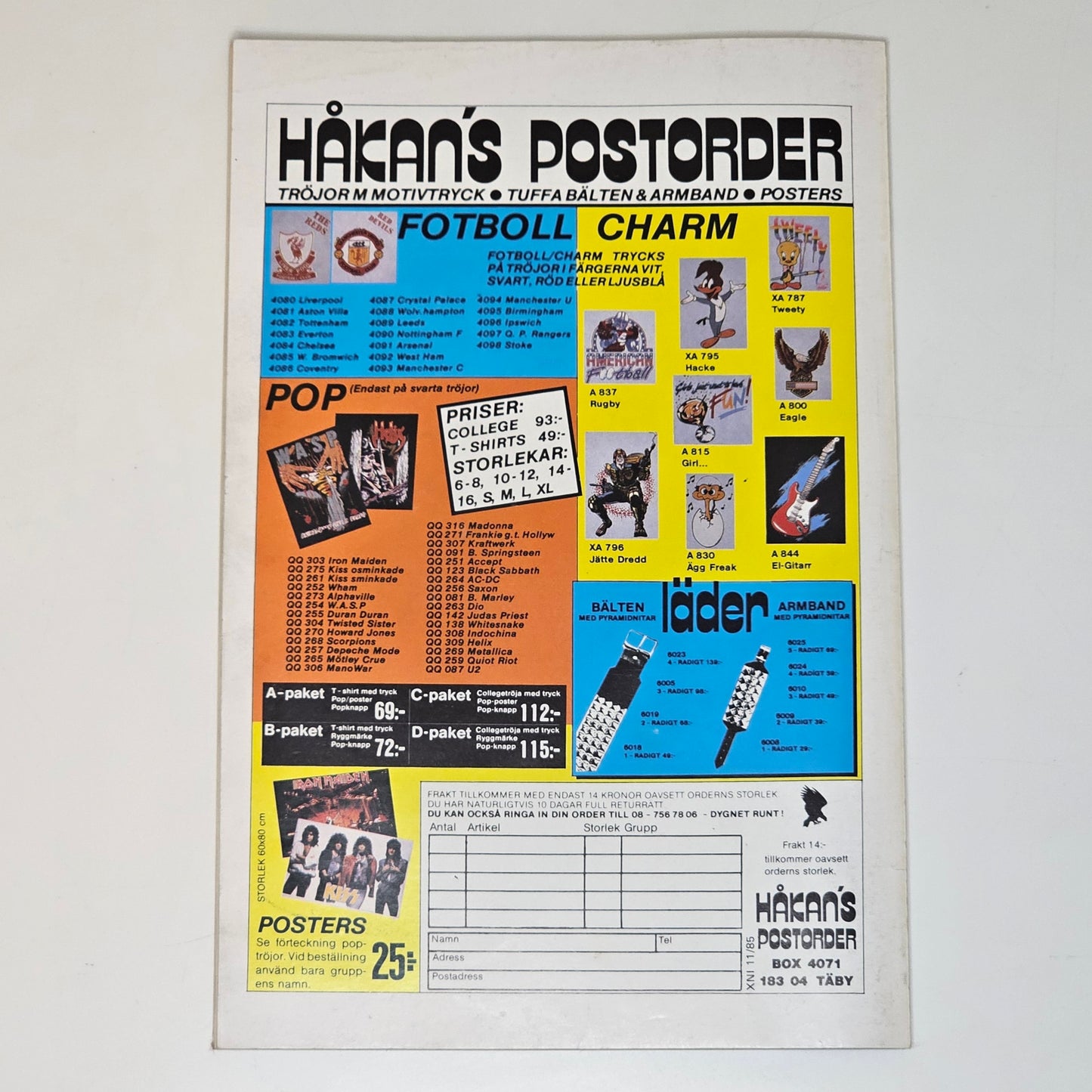 Agent X9 Nr 11 1985 #FN#