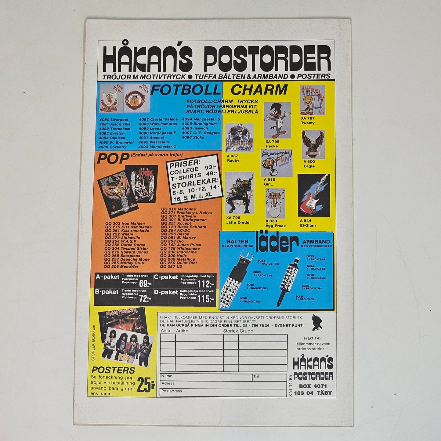 Agent X9 Nr 11 1985 #FN#