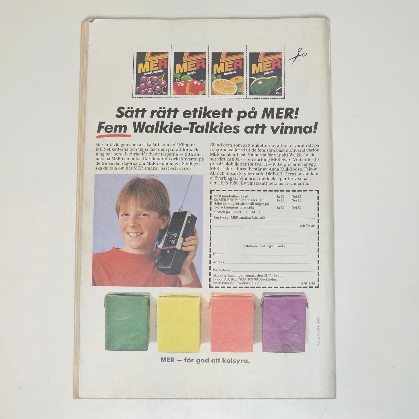 Agent X9 Nr 8 1986 #VG#