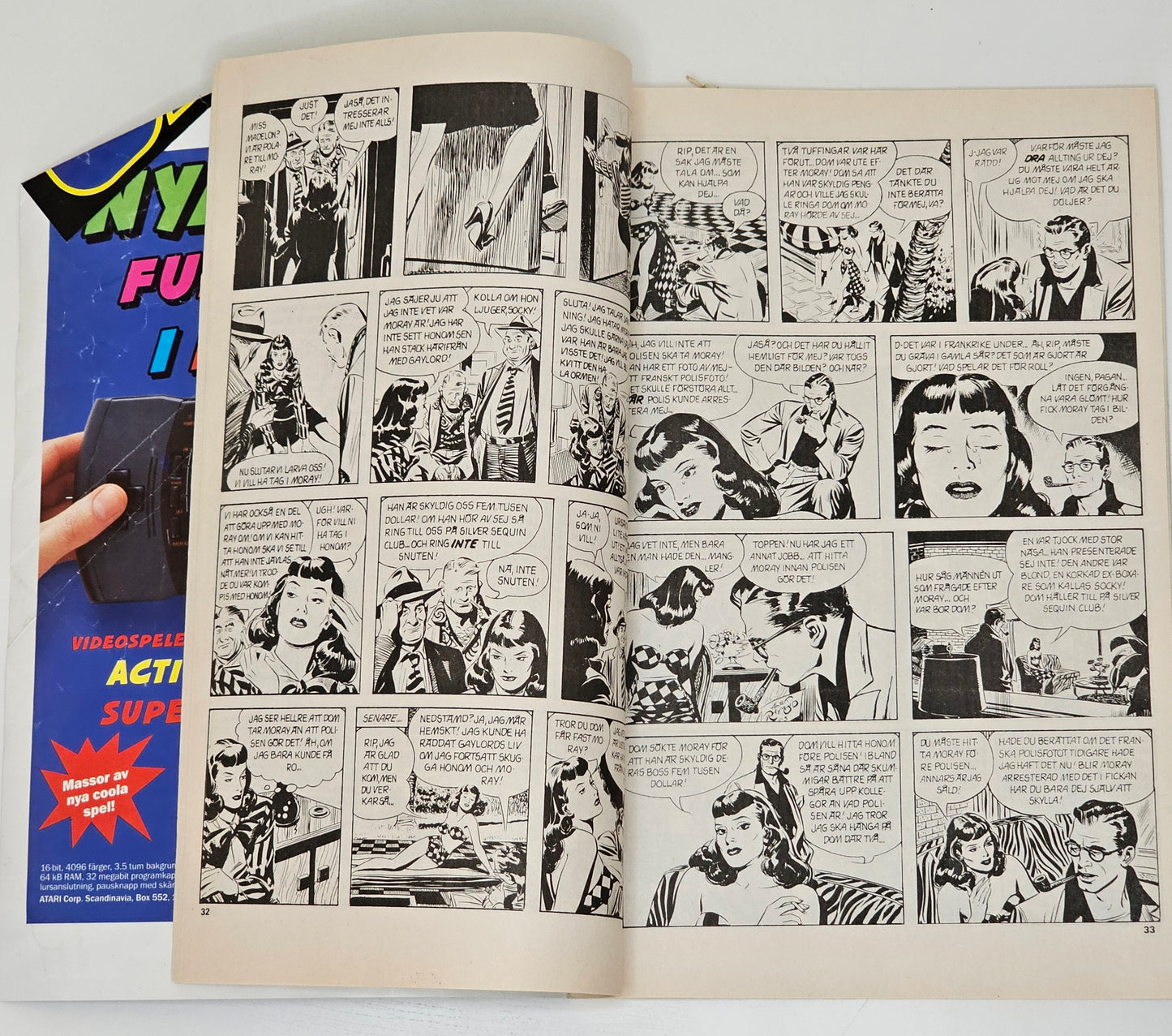 Agent X9 Nr 6 1992 #GD# + Affisch