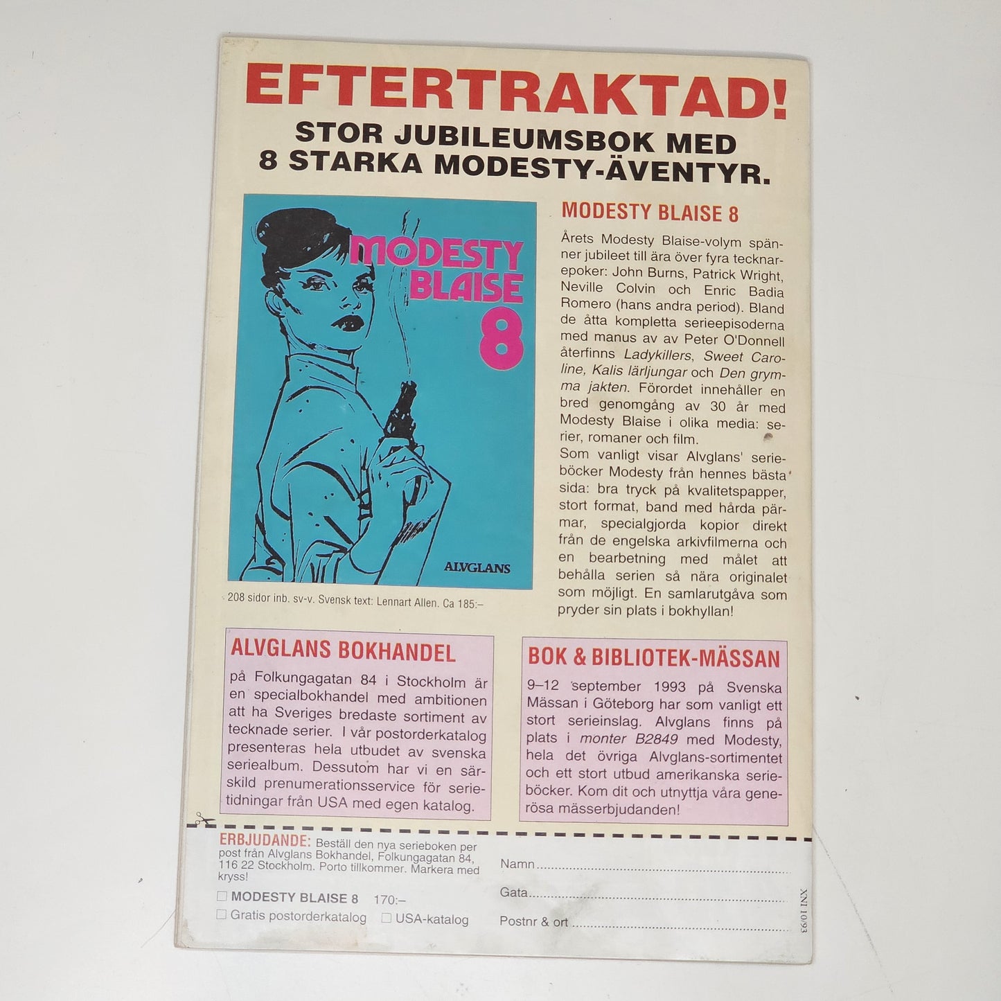 Agent X9 Nr 10 1993 #FN#