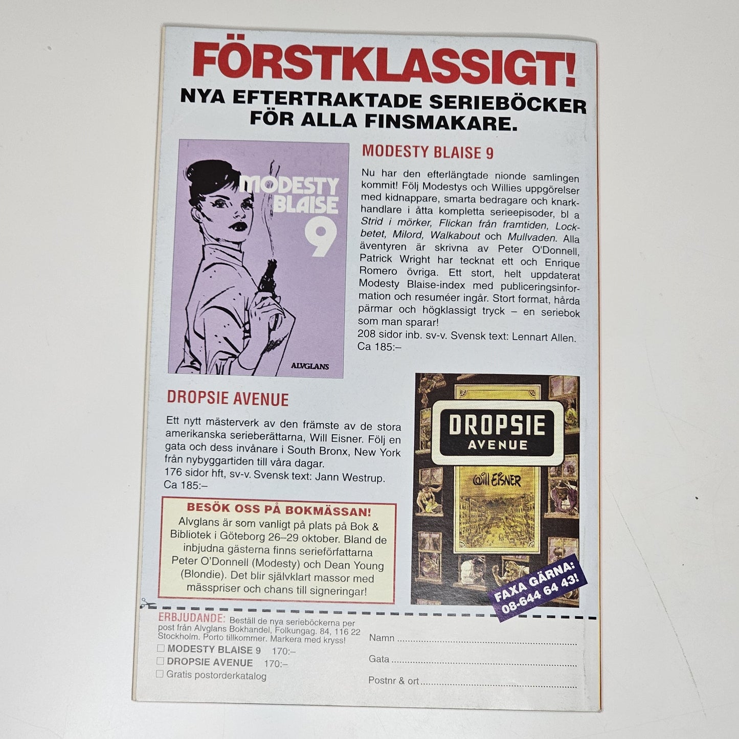 Agent X9 Nr 10 1995 #FN#