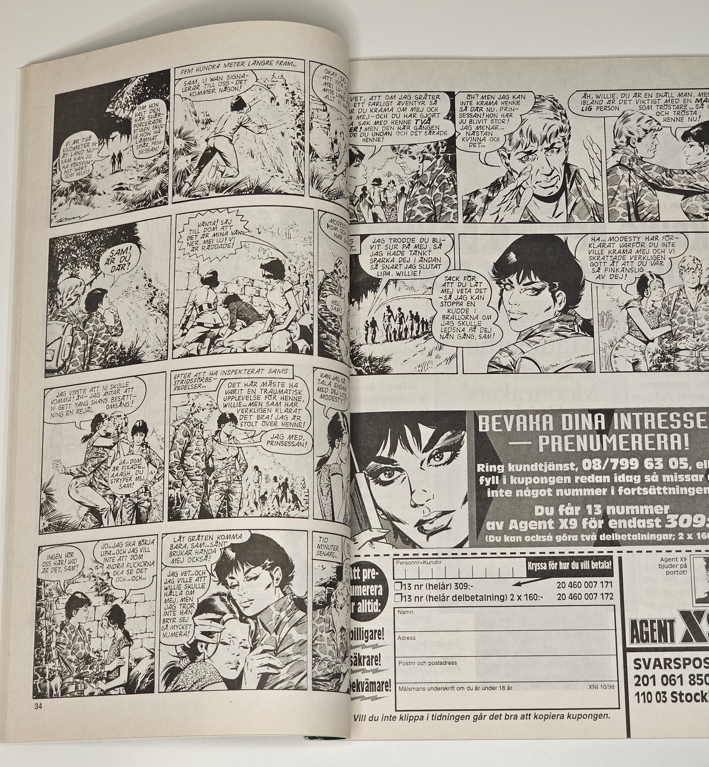 Agent X9 Nr 10 1998 #FN#