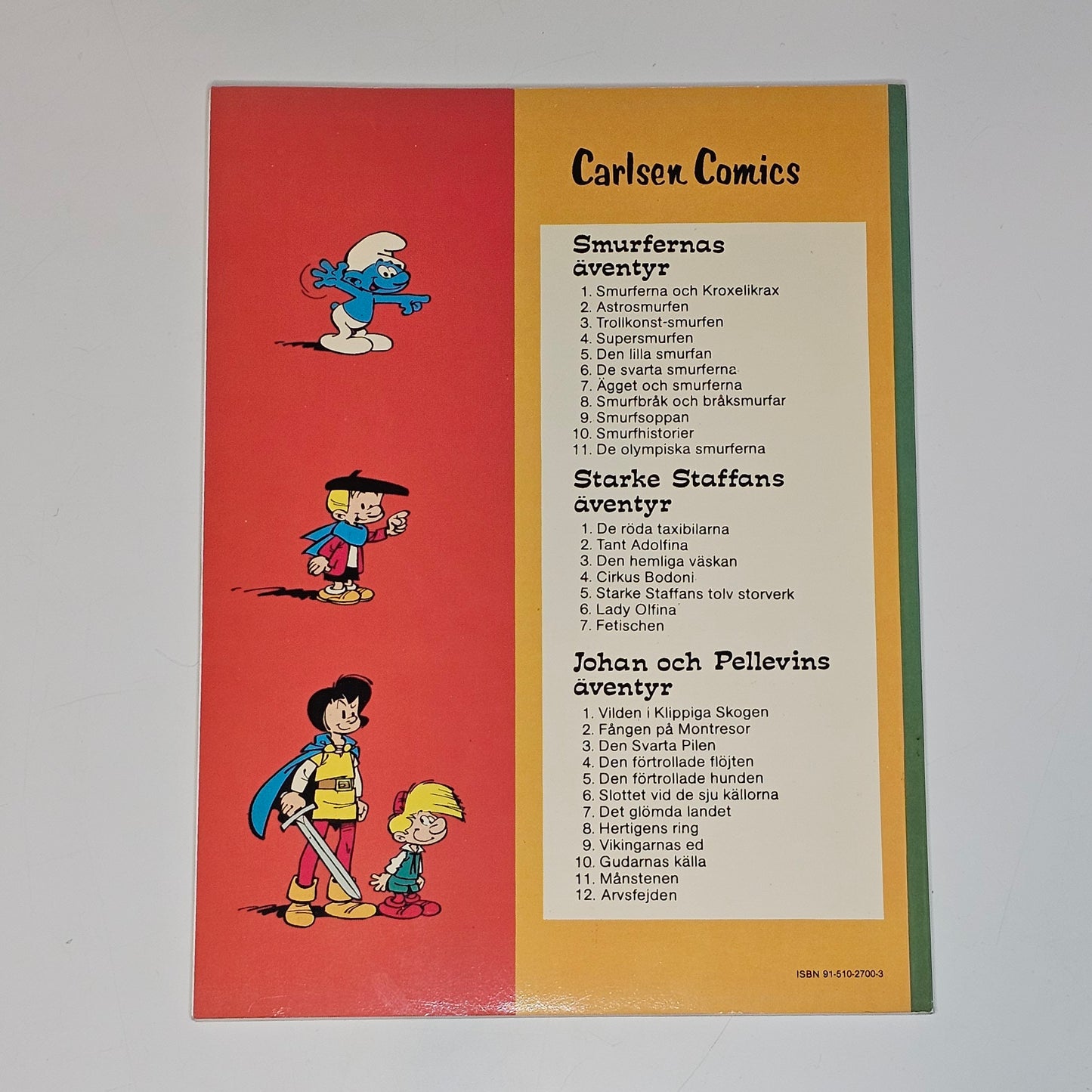 Ett Äventyr Med Johan - Arvsfejden 1981 #VF# **1:a Upplagan**