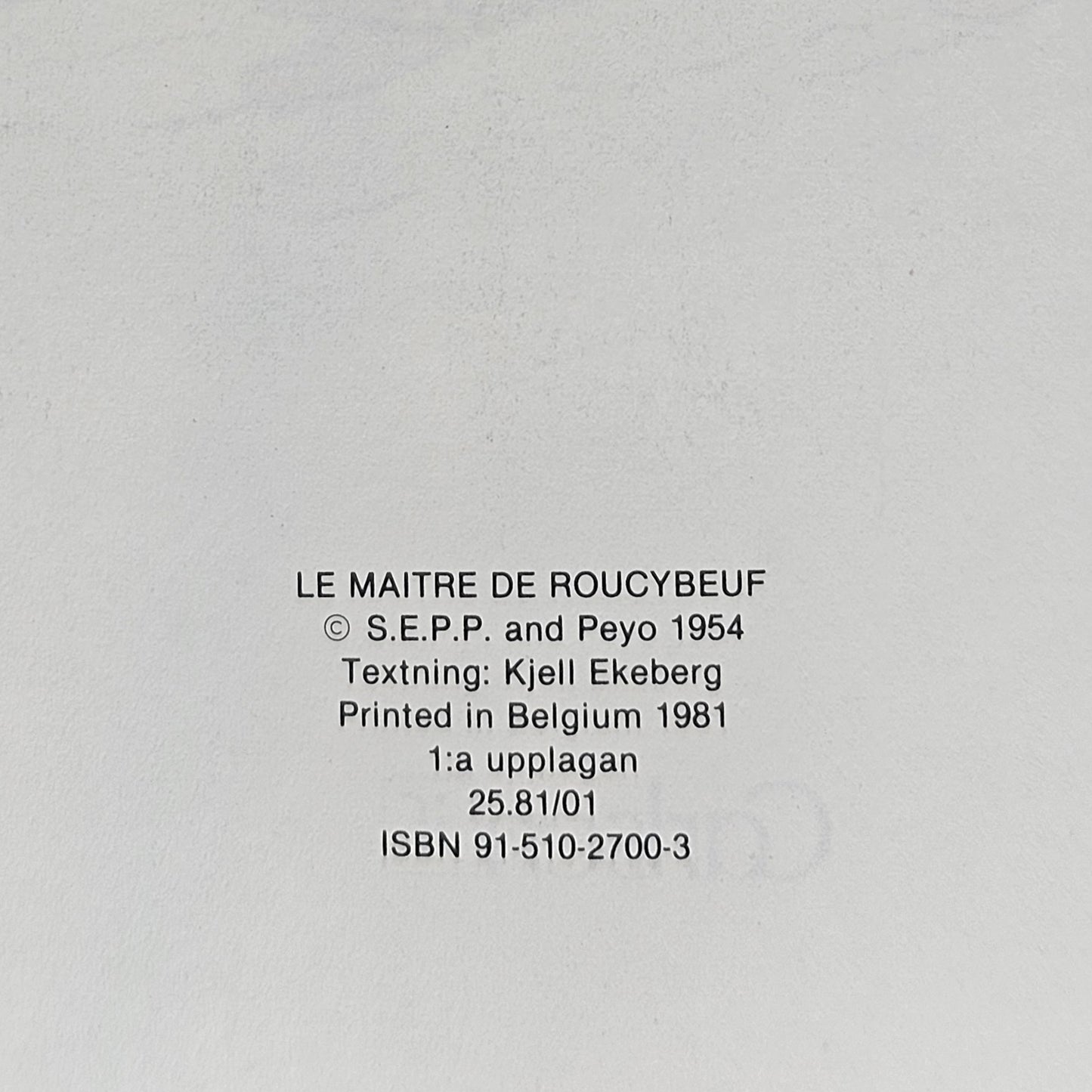 Ett Äventyr Med Johan - Arvsfejden 1981 #VF# **1:a Upplagan**