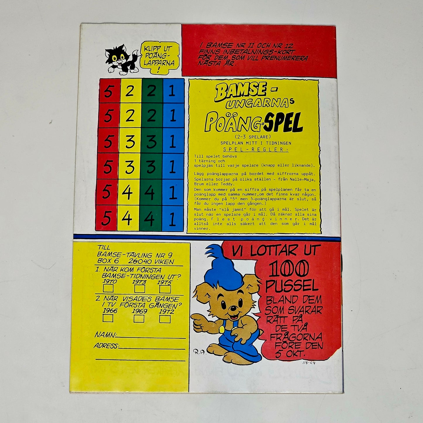 Bamse Nr 9 1983 #FN#