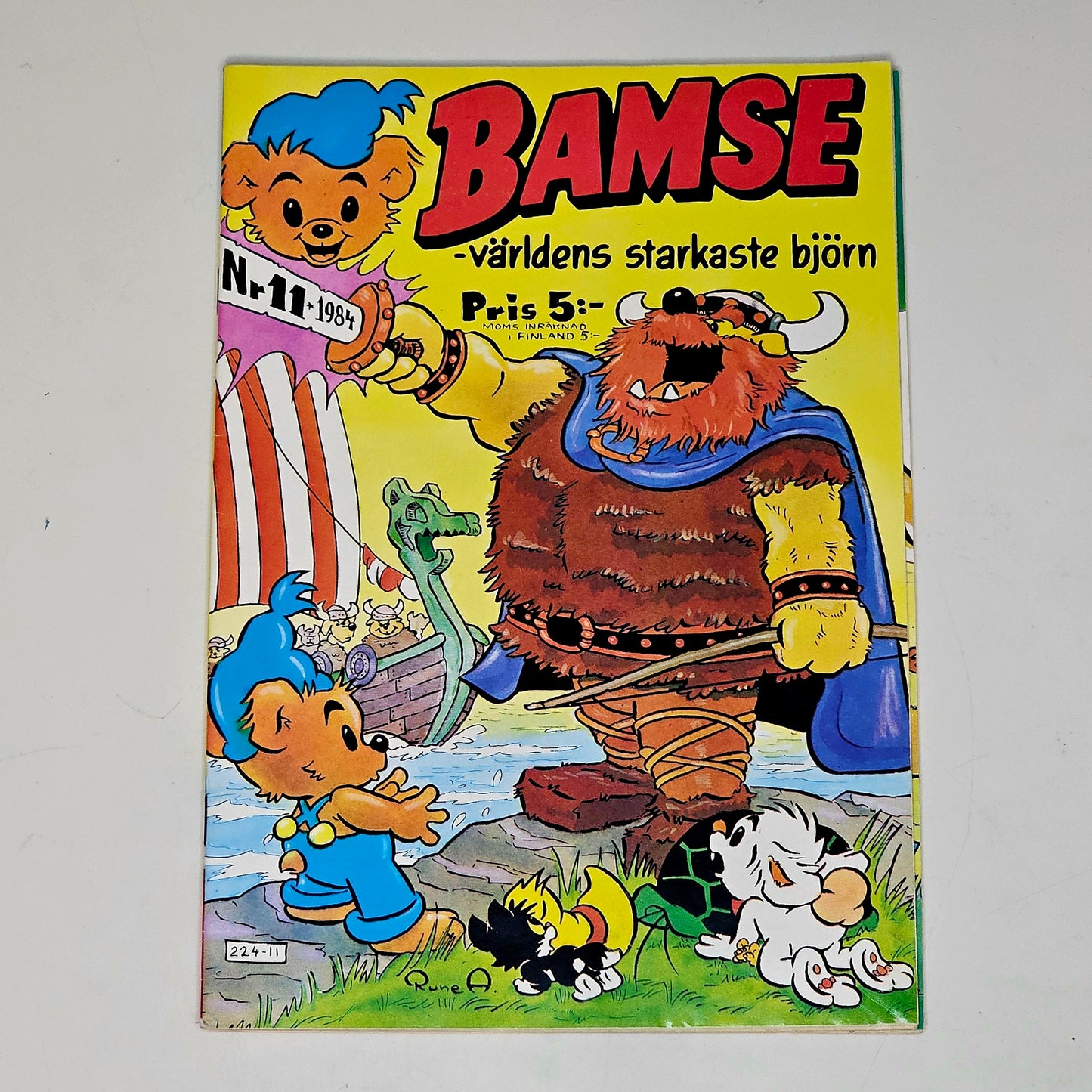 Bamse Nr 11 1984 #VF# + Prenumerationsbilaga