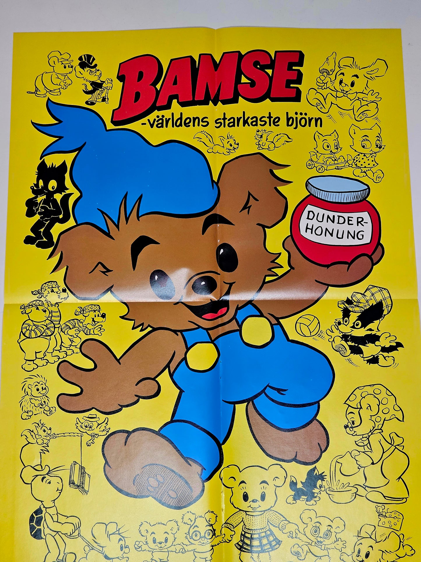 Bamse Nr 6 1984 #FN# + Affisch