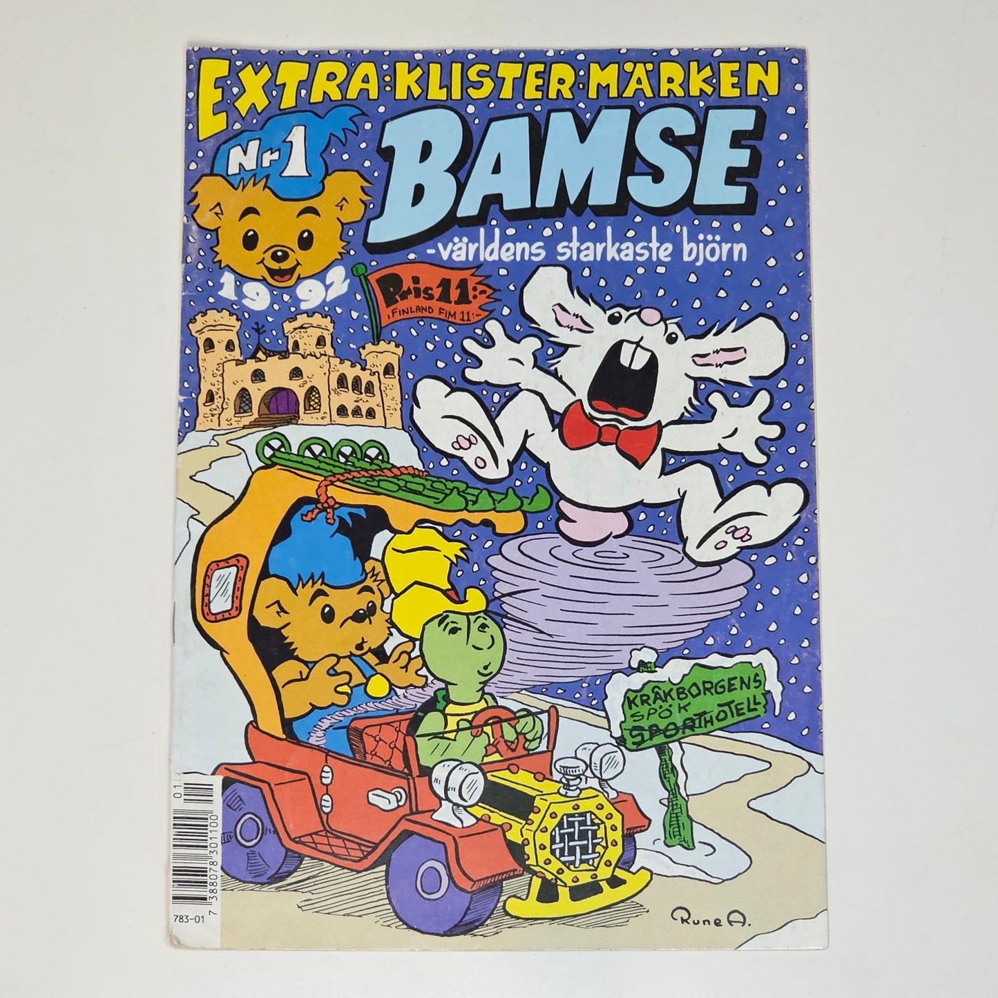 Bamse Nr 1 1992 #VG#