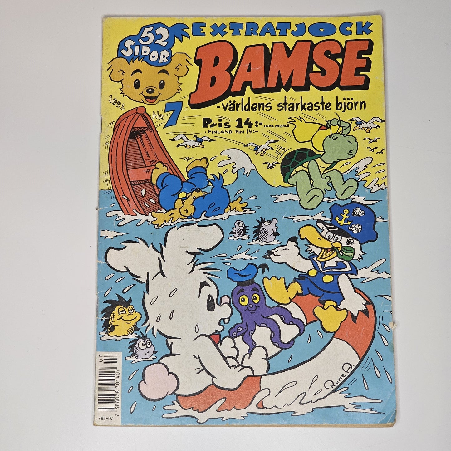 Bamse Nr 7 1992 #VG#