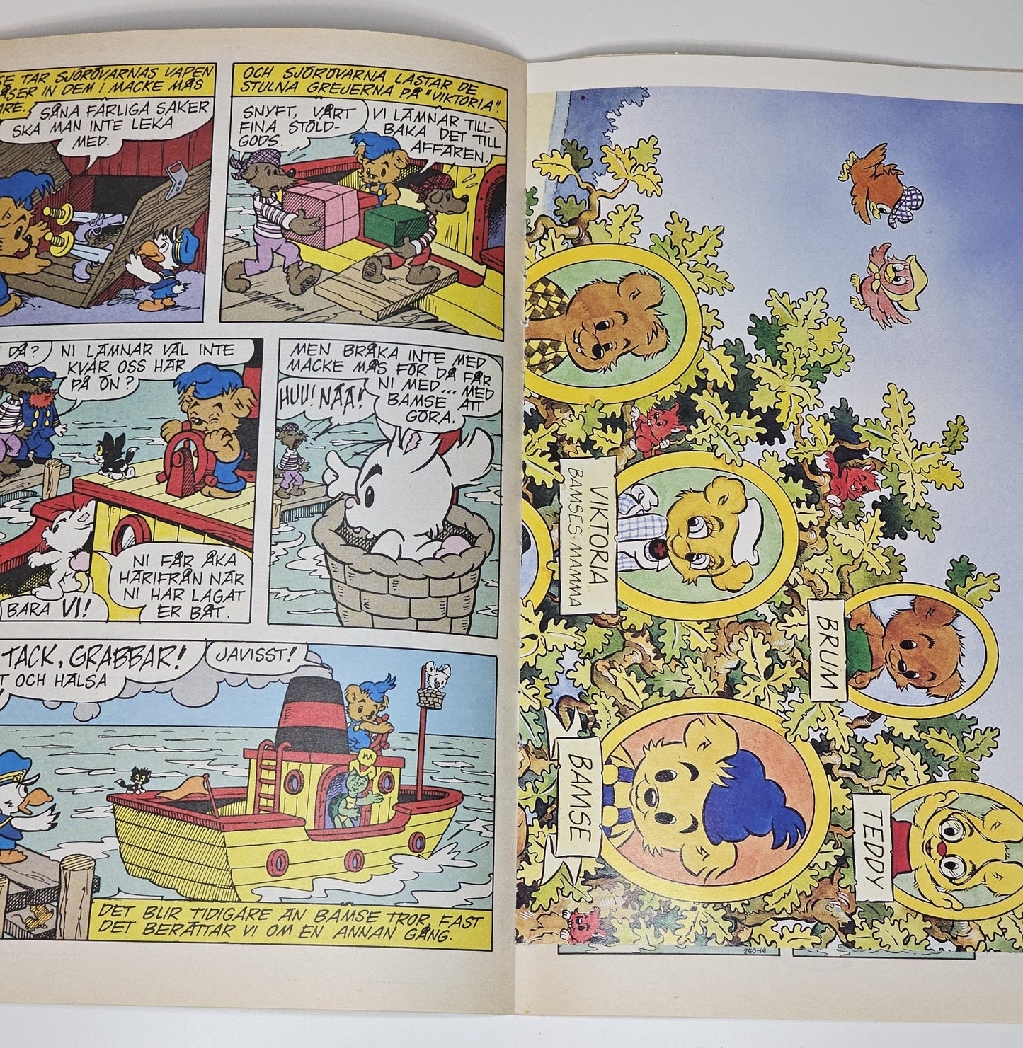 Bamse Nr 8 1994 #FN# + Affisch