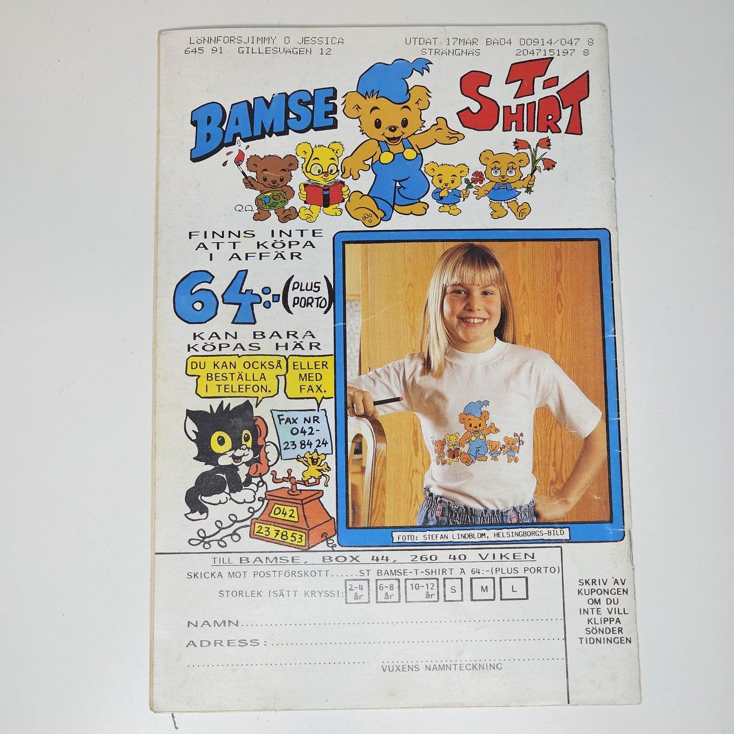 Bamse Nr 4 1995 #VG#