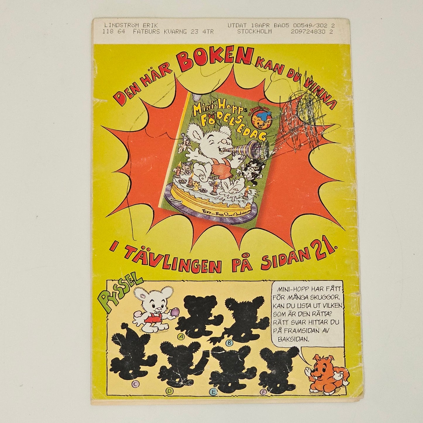 Bamse Nr 5 1997 #GD#