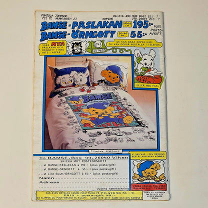 Bamse Nr 12 1999 #GD# + Öppnad Adventskalender