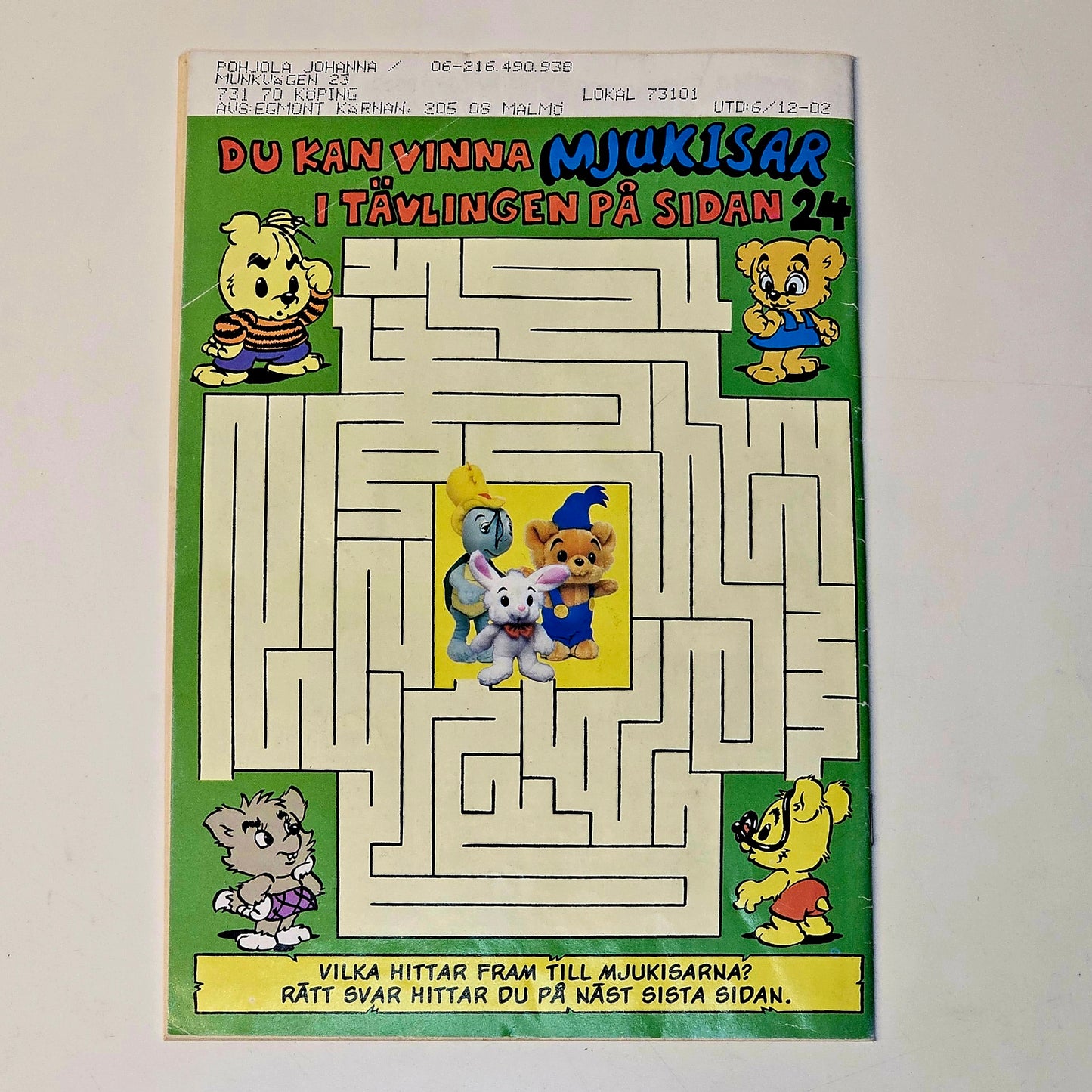 Bamse Nr 18 2002 #VG#