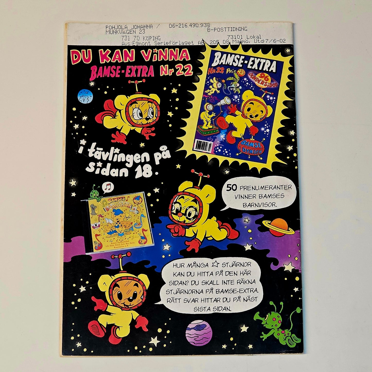 Bamse Nr 9 2002 #FN#