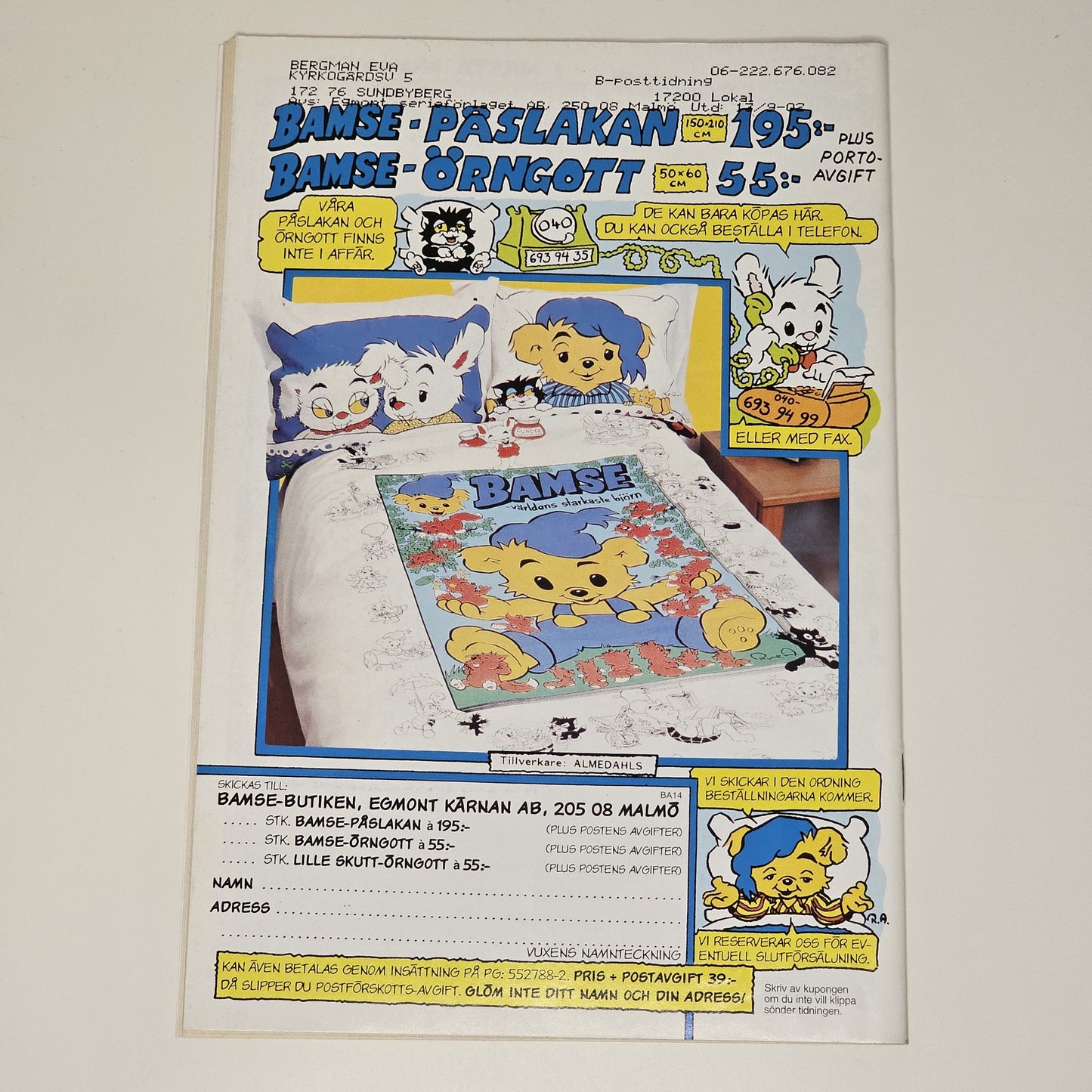 Bamse Nr 14 2002 #FN#