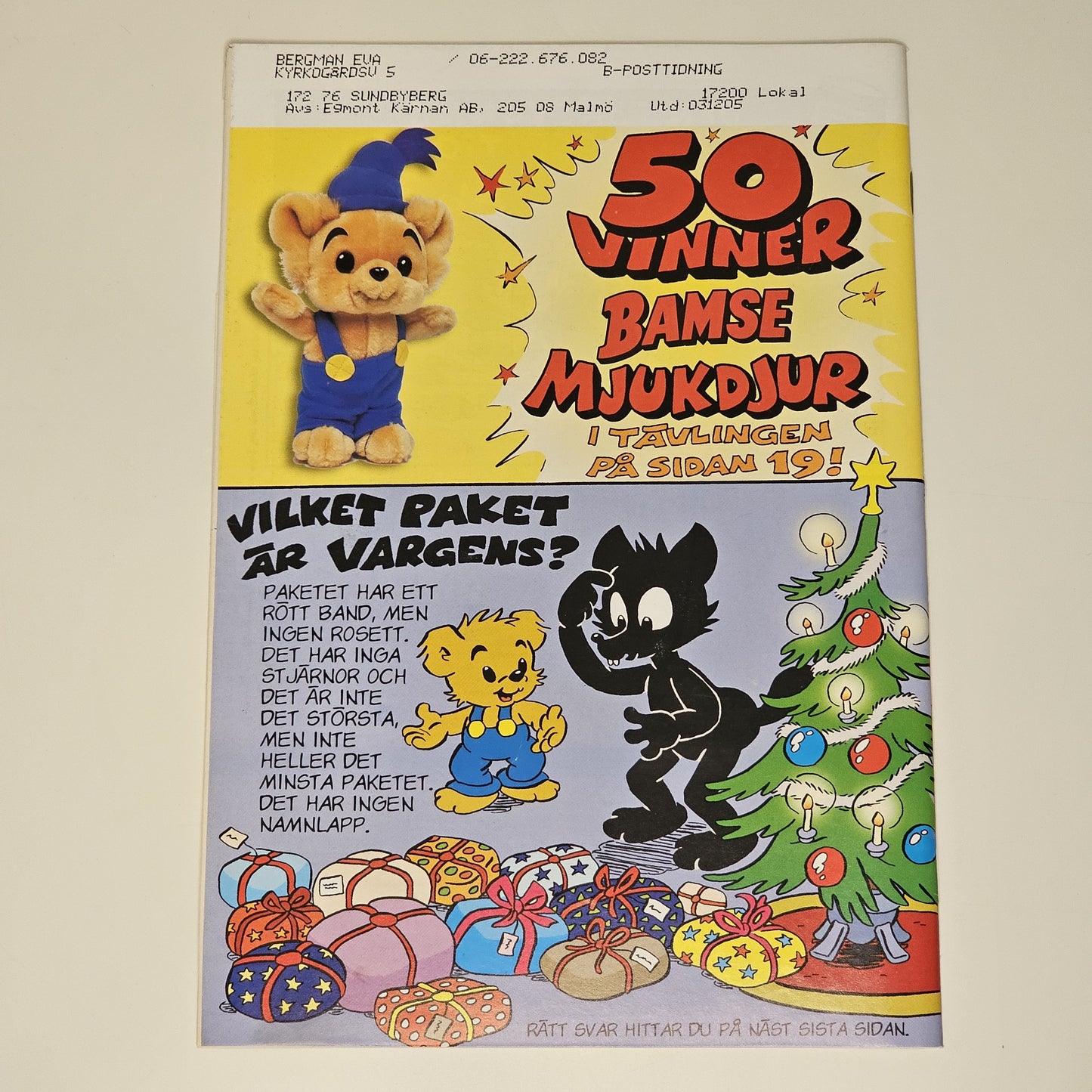 Bamse Nr 18 2003 #FN#