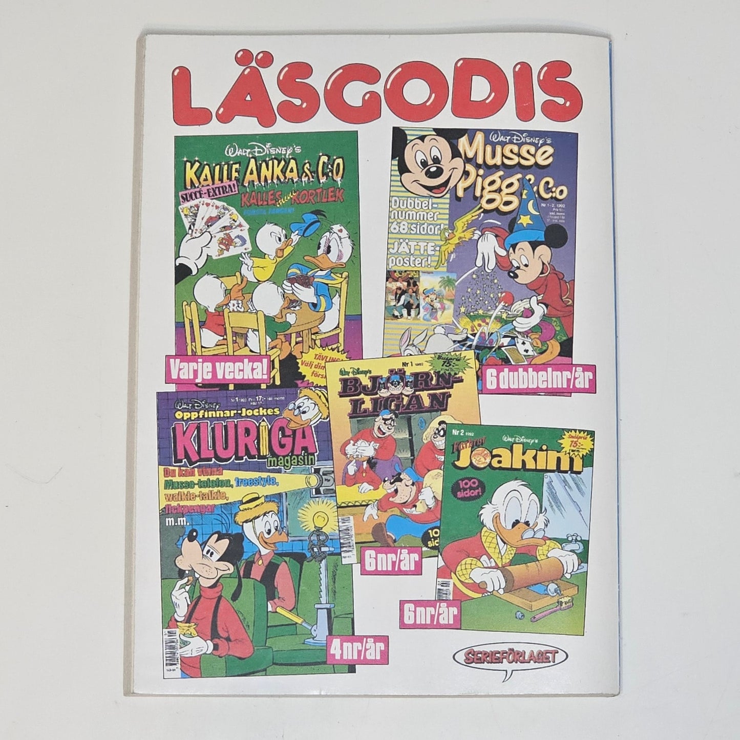 Björnligan Nr 6 1992 #VG#