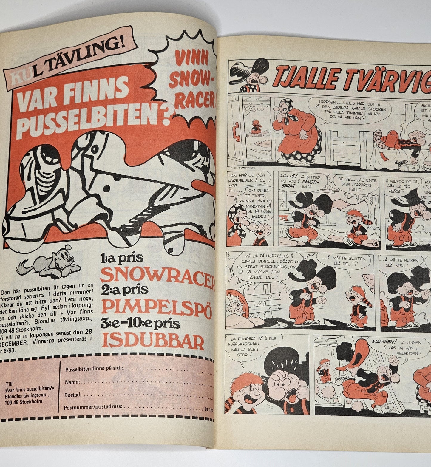 Blondie Nr 13 1982 #FN#