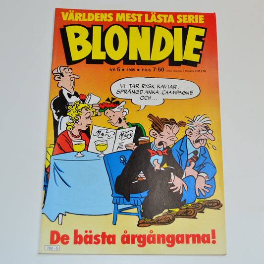 Blondie Nr 5 1985 #VF#