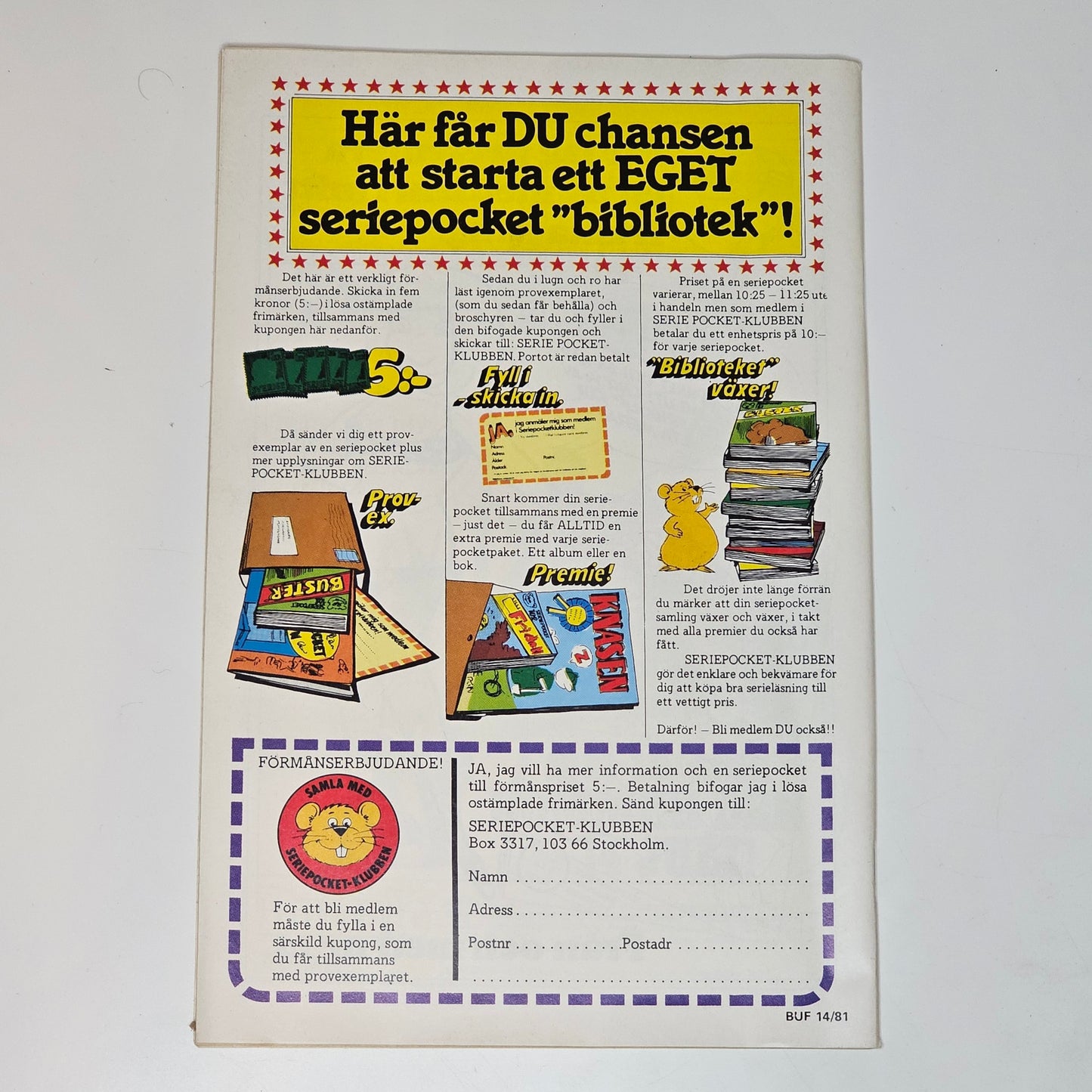 Buffalo Bill Nr 14 1981 #FN#