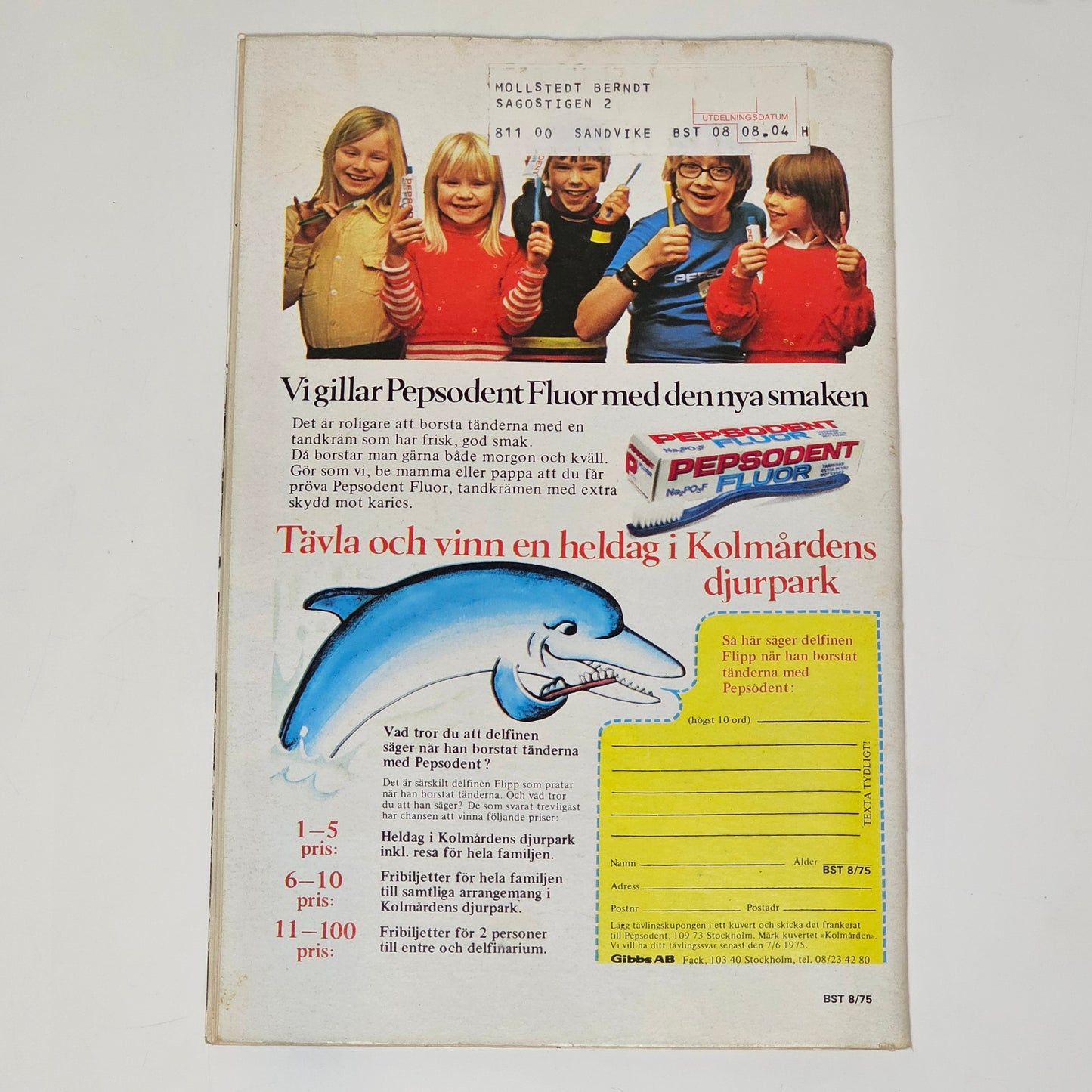 Buster Nr 8 1975 #VG#