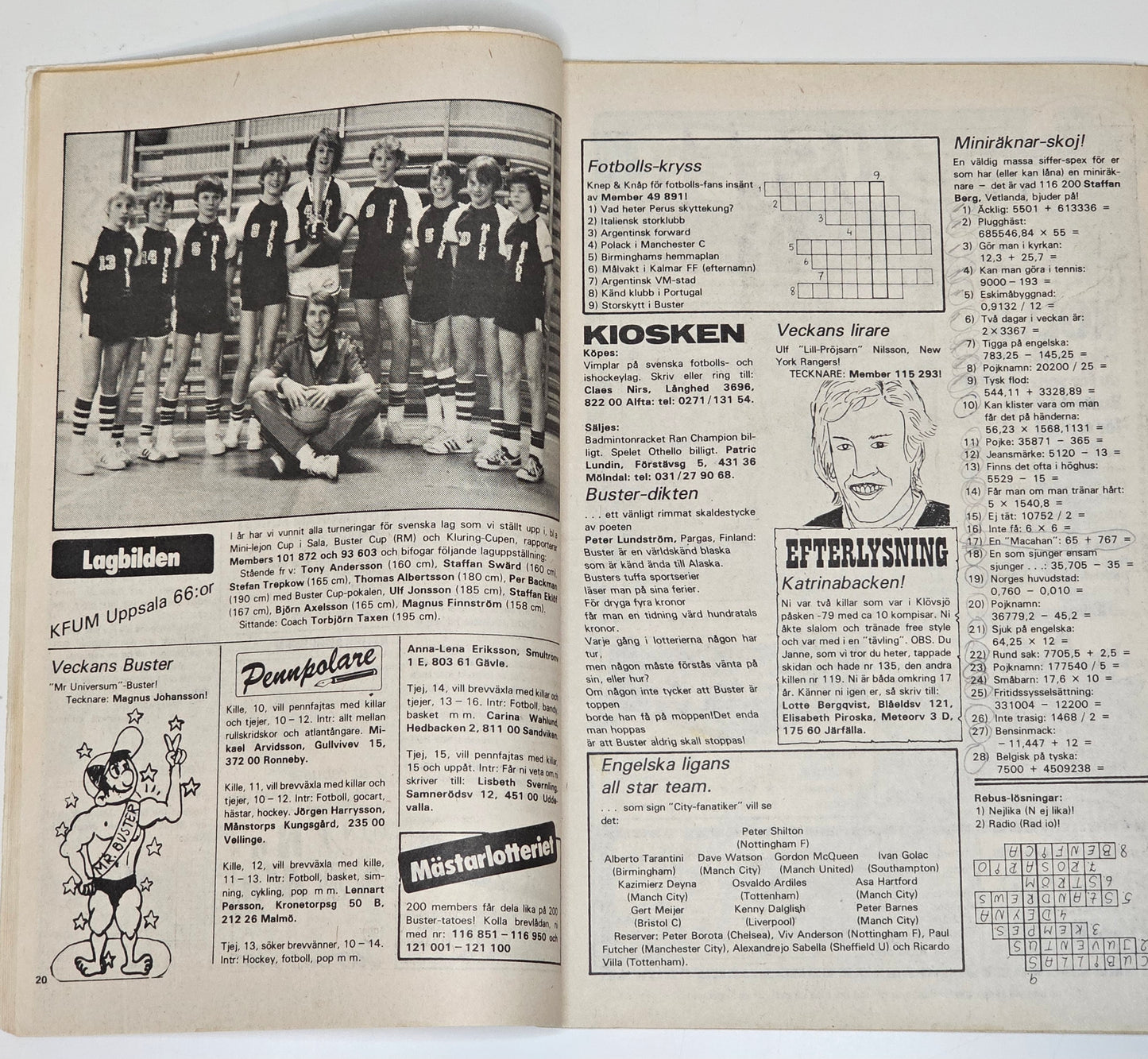 Buster Nr 22 1979 #VG# - Leif Nilsson