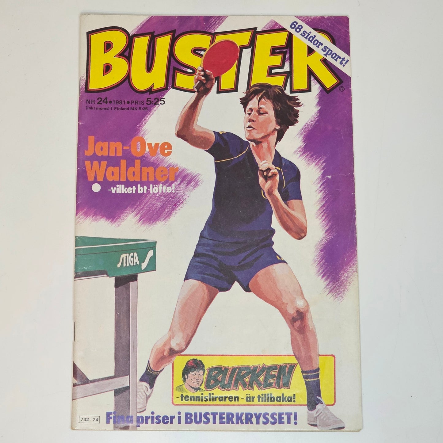 Buster Nr 24 1981 #VG# - Jan-Ove Waldner