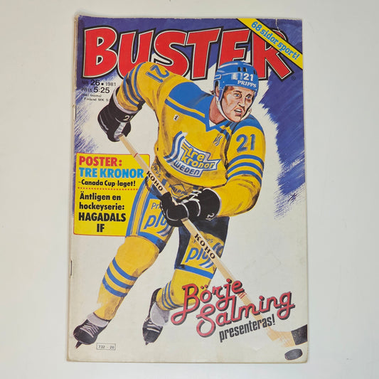 Buster Nr 25 1981 #VG# + Affisch